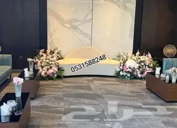 تاجير بكج كوشات بلون الوردي. والون الموف الرياض 3