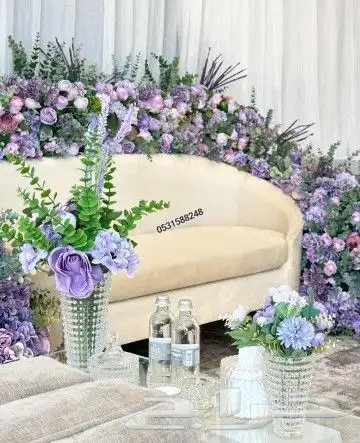 تاجير بكج كوشات بلون الوردي. والون الموف الرياض 1