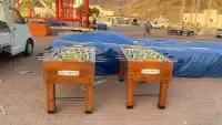 بلياردو تنس هوكي فرفيرة طاولة ثلاثة بواحد جديد بلكرتون 4