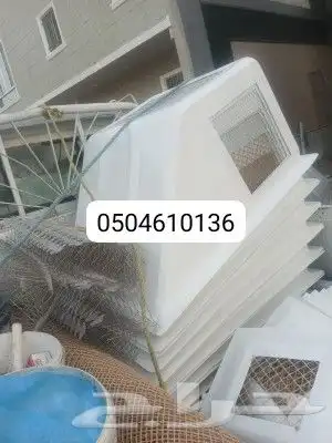 صندوق مكيف غطاء مكيف فبر جلاص طاردطيور 2
