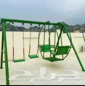 مرجيحه3 دواره زليغ مطاطه حديد بلاستيك كله في نطات مرجيحه م 9