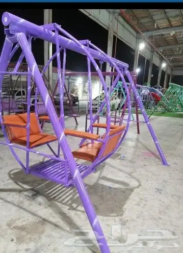 مرجيحه3 دواره زليغ مطاطه حديد بلاستيك كله في نطات مرجيحه م 0