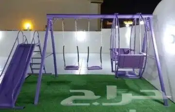 مرجيحه3 دواره زليغ مطاطه حديد بلاستيك كله في نطات مرجيحه م 4