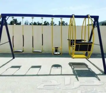 مرجيحه3 دواره زليغ مطاطه حديد بلاستيك كله في نطات مرجيحه م 8