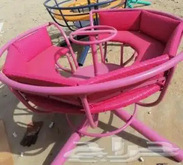 مرجيحه3 دواره زليغ مطاطه حديد بلاستيك كله في نطات مرجيحه م 2