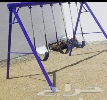 مرجيحه3 دواره زليغ مطاطه حديد بلاستيك كله في نطات مرجيحه م 6