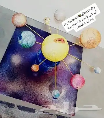 مجسمات مدرسية و مشاريع بروجكت جده 9