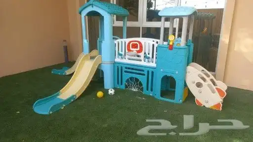 العاب اطفال مراجيح زحاليق وترمبولين جديد بلكرتون 17