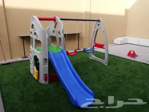 العاب اطفال مراجيح زحاليق وترمبولين جديد بلكرتون 20