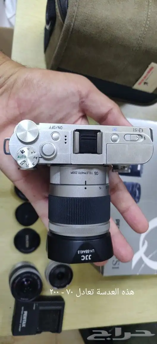Pentax Q-S1 المعروفة يجي معها 4 عدسات للبيع أو البدل 8