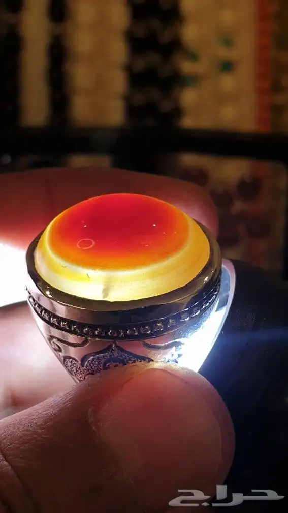 خاتم سليماني هندي فاخر ولون مميز 16