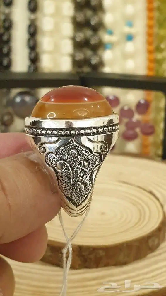 خاتم سليماني هندي فاخر ولون مميز 10