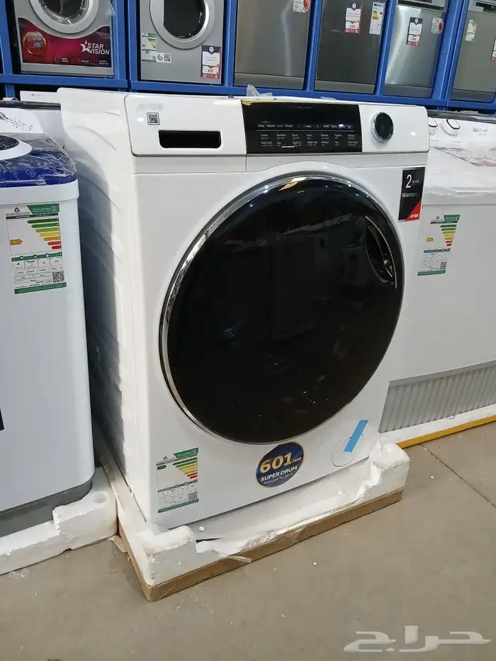 ارو غسالة تحميل امامي 15 كيلوجرام  ابيض تعبئة أمامية غساله 0