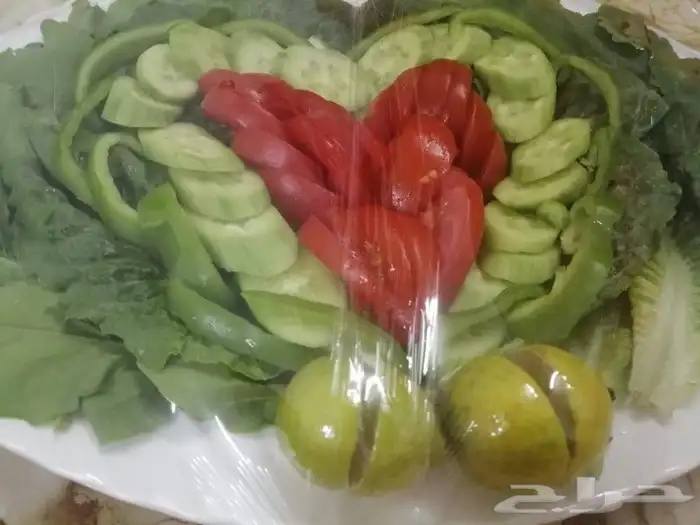 طبخ منزلي أسر منتجه كبسه حمراء _مندي. رز ودجاج صحن خضار 10