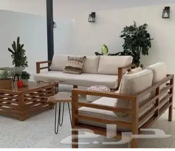 جلسات خارجية خشب اشخاص 0