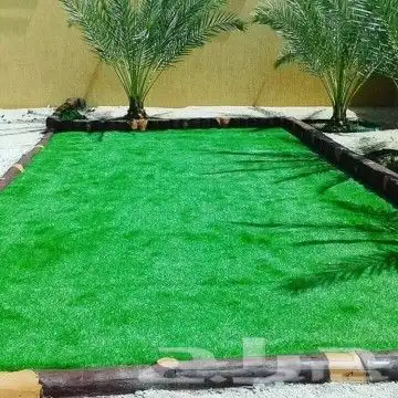 عشب طبيعي تيل صناعي زراعي ذراعه جميع انواع التيل اشجار ورود 4