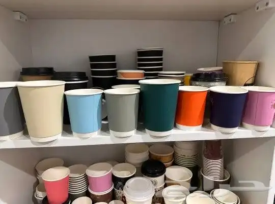 مطبعة طباعة أكواب كرتون وبلاستيك وبورسلان ورقية دبل وسنغل 1