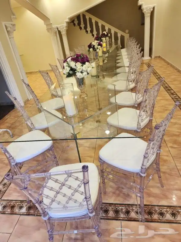 إيجار طولات طعام قزاز وخشب 1