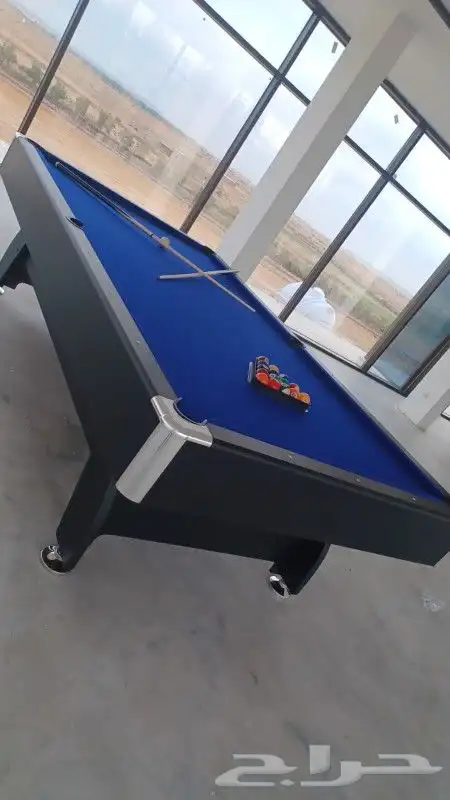 بلياردو 8و9 قدم هوكي فرفيرةتنس كرةسلةوطاولة3 ب1 جديد بلكرتون 0
