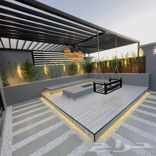 تصميم وتنسيق حدائق حديثه 1