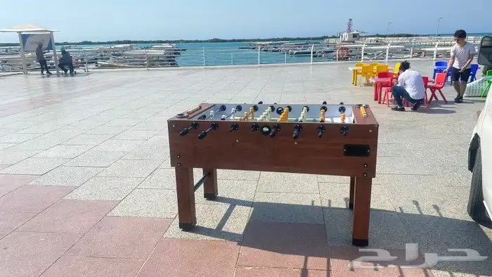 بلياردو 8و9 قدم هوكي فرفيرةتنس كرةسلةوطاولة3 ب1 جديد بلكرتون 4