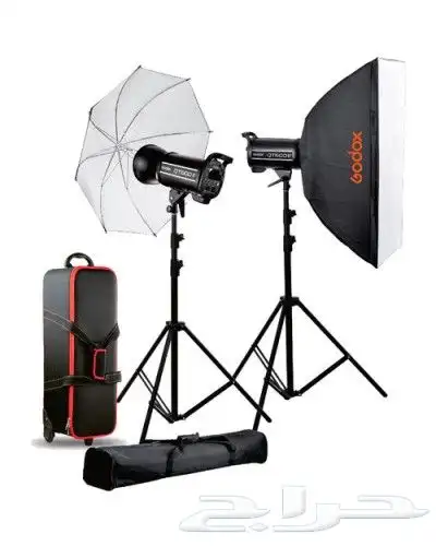 جدوكس SK400 2 طقم فلاش استديو 2 ستاند إضاءة (SK400IIV-KIT) 0