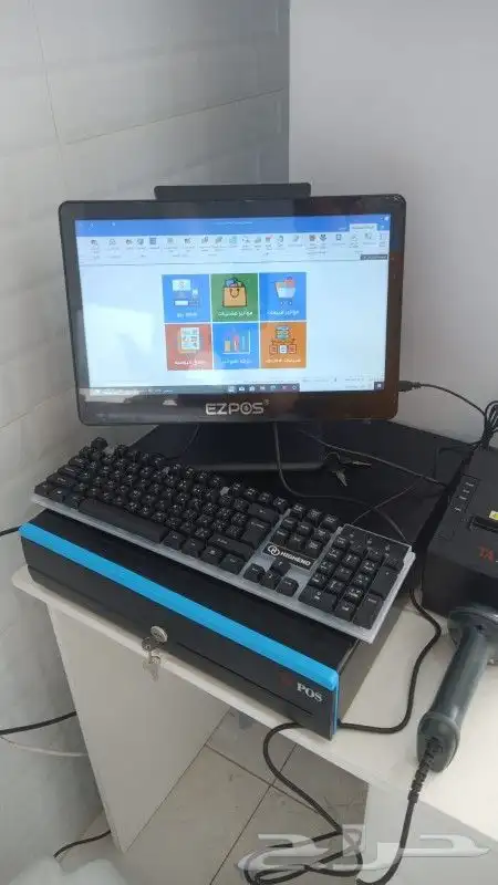 نقاط بيع وبرنامج حسابات وفاتورة الكترونيه وكاشير 8