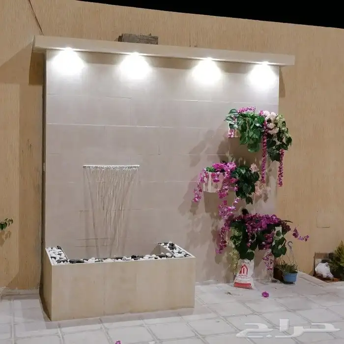 تنسيق حدائق-نوافير-شلالات-مظلات-ارضيات-جداريات 1