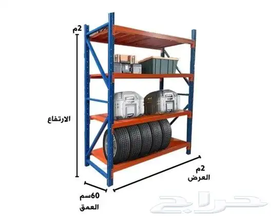 رفوف تخزين للبيوت والمستودعات والمحلات التجارية بجميع أنواعه 7