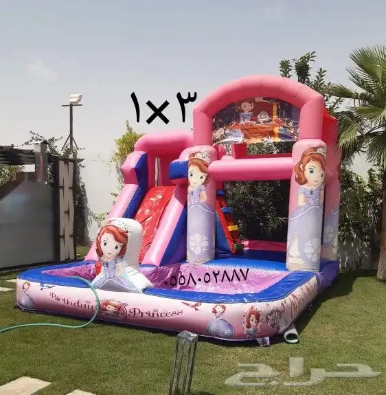 نطيطات الرياض...نطيطه الرمال ملعب صابوني زحليقه مائيه 6