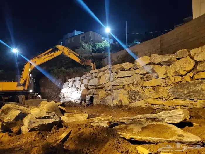معلم حجر طبيعي كبير صغير ثمايل ربرب تلبيس حفريات 9