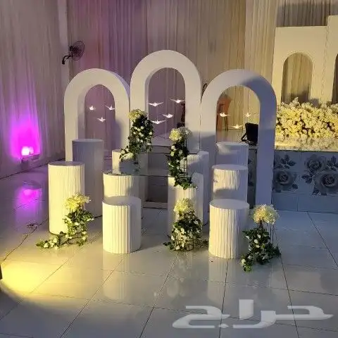 تنسيق  قصر  الشموع  دومة_الجندل  سكاكا  كوش  زفة  عروس سكاكا 9