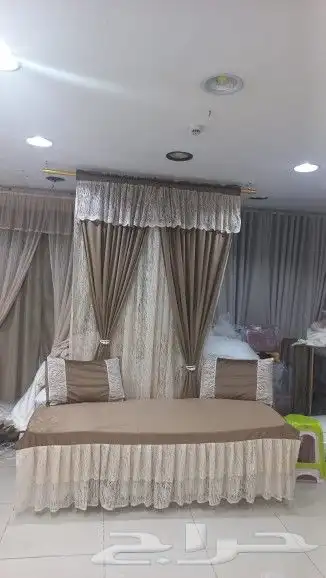 ستائر تفصيل حسب الطلب . شراشف جيزاني 0