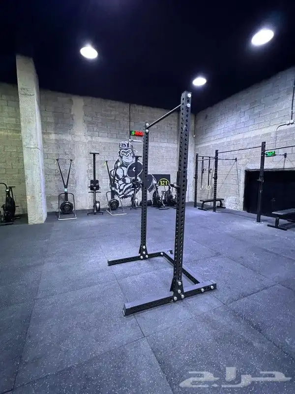 سكوات راك مع عقله Squat Rack with Pull Up bar 3