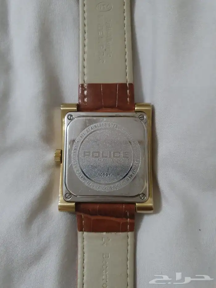 ساعه بوليس أصلي رجاليه شبه الجديد الحجم الكبير 4