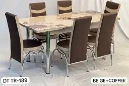 أجمل طاولات طعام الرخام والخشب والزجاج جودة ممتازة جديدة 18