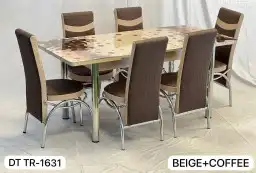 أجمل طاولات طعام الرخام والخشب والزجاج جودة ممتازة جديدة 13