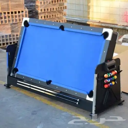 طاولات ترفيهية بلياردو تنس هوكي فرفيرة طاولة ثلاث بواحد جديد 1