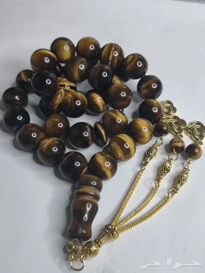 سبحة عين النمر 33 و 66 و99 خرزه حجم راهي 1
