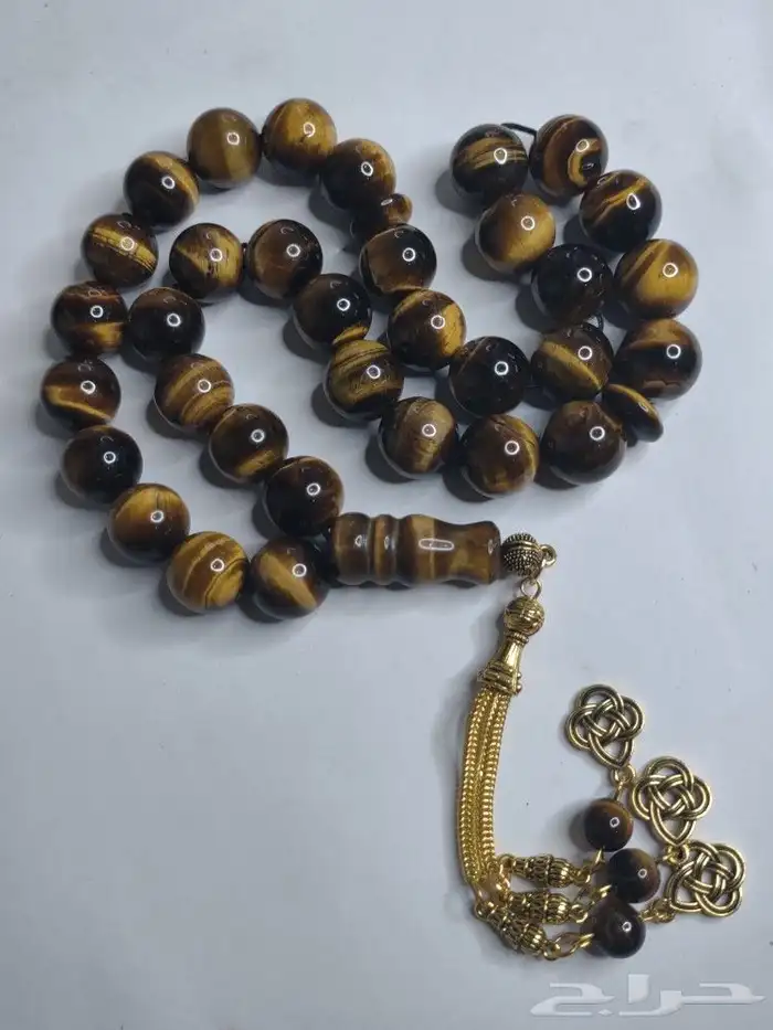 سبحة عين النمر 33 و 66 و99 خرزه حجم راهي 5