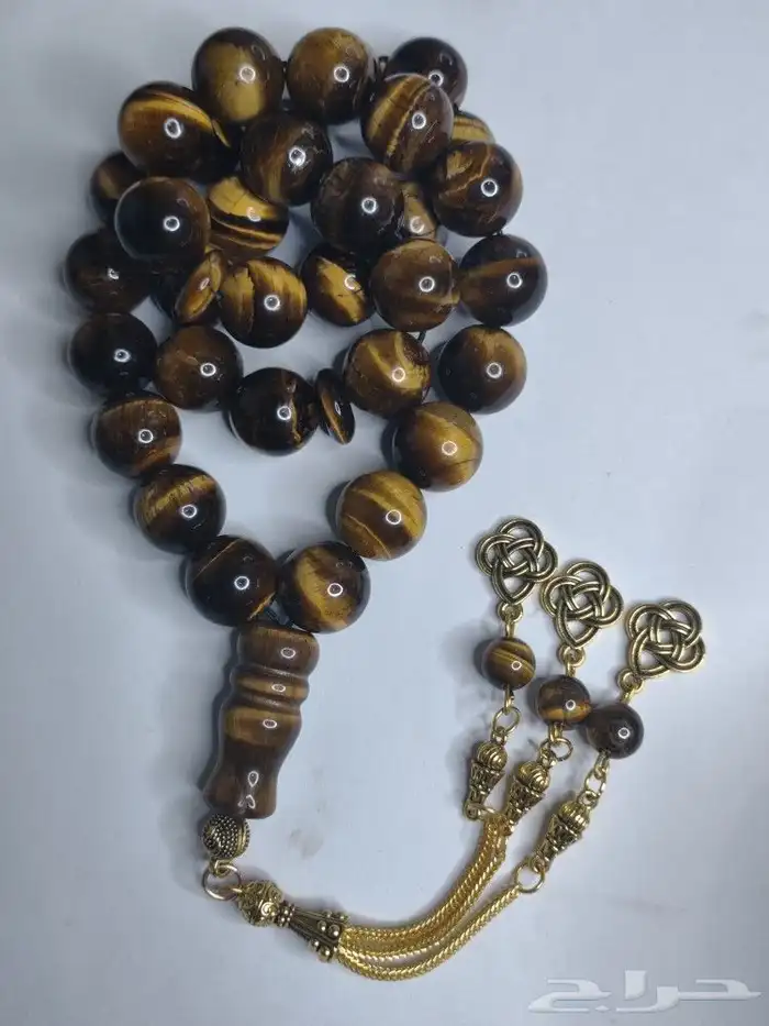 سبحة عين النمر 33 و 66 و99 خرزه حجم راهي 4