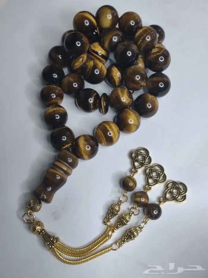 سبحة عين النمر 33 و 66 و99 خرزه حجم راهي 3