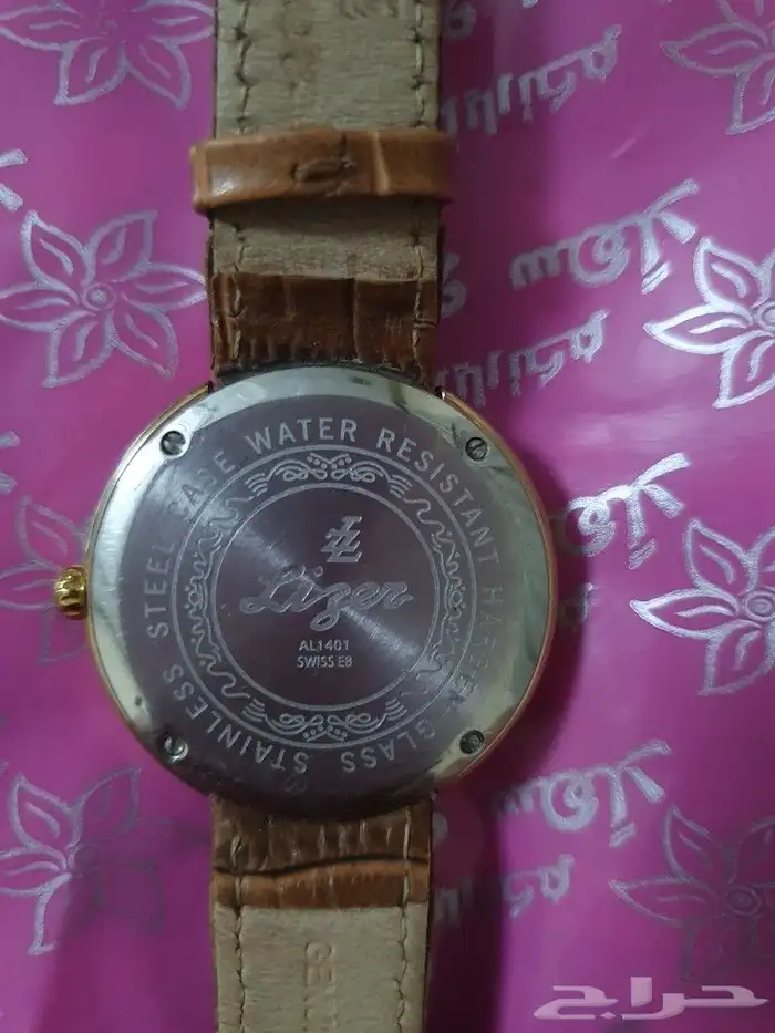 ساعه نسائي سويسري ماركه ليزر مميزه وجميله 3