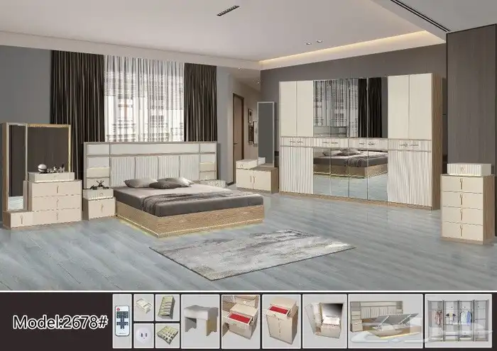 يتوفر لدينا غرف نوم صيني جديد 1