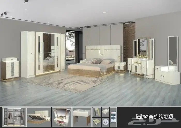 يتوفر لدينا غرف نوم صيني جديد 0