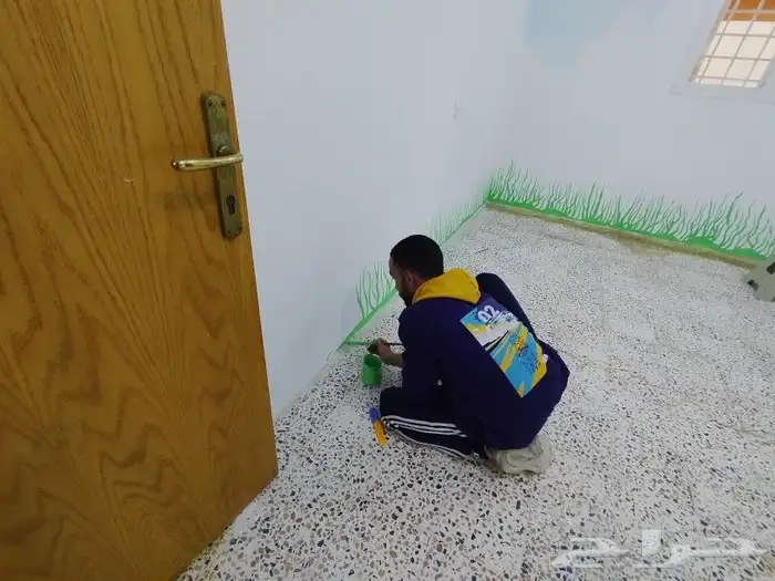 رسام روضة أطفال ومدارس وجداريات مساحة كبيرة 2