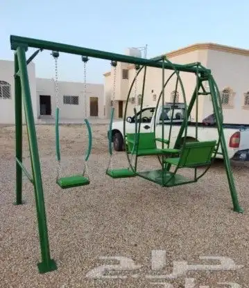 مرجيحه زليقه دواره نطات بلاستيك مرجيحه ذا ليكا كله في حديد ب 8