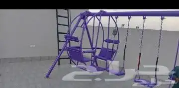 مرجيحه زليقه دواره نطات بلاستيك مرجيحه ذا ليكا كله في حديد ب 11