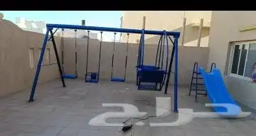 مرجيحه زليقه دواره نطات بلاستيك مرجيحه ذا ليكا كله في حديد ب 0