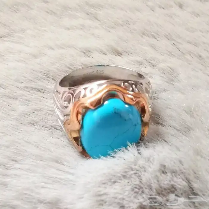 خاتم فضة فيروز 2